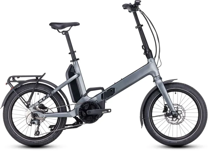 Cube Fold Sport Hybrid 500 Electric Bike in Flash Grey