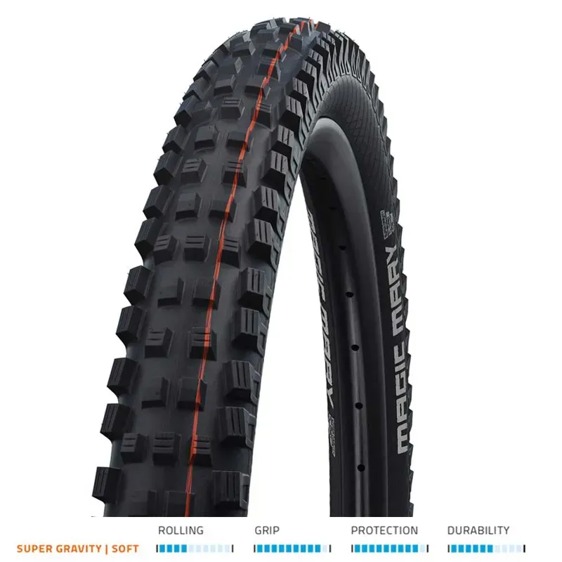 Schwalbe Addix Magic Mary Soft Super Gravity TL-Easy (Folding) (evo) BLACK 29 x 2.40