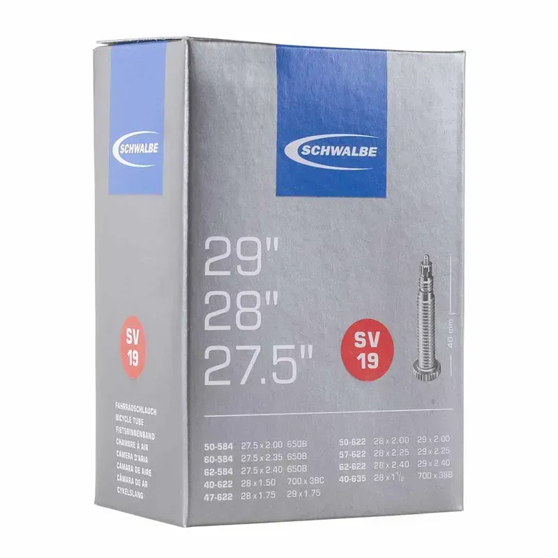 Schwalbe Inner Tube SV19 27.5-29 Inch 40mm 40/62-584/635 40mm-1