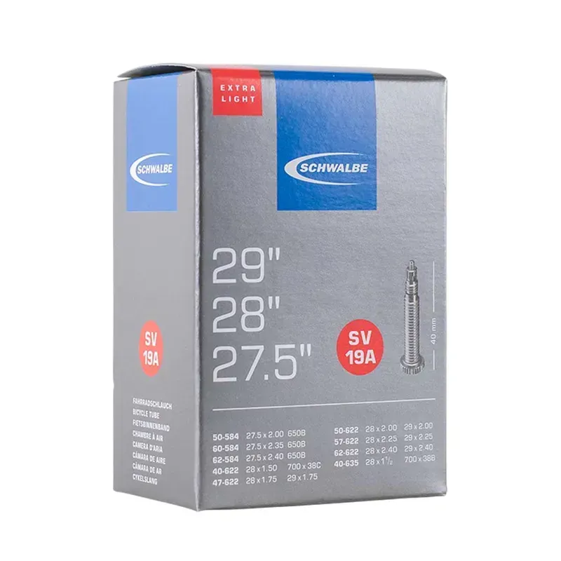 Schwalbe Inner Tube SV19 27.5-29 Inch 40mm 40/62-584/635 40mm