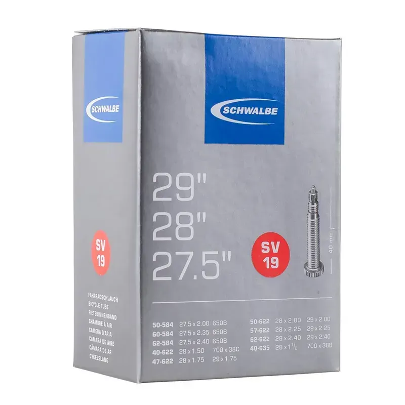Schwalbe Inner Tube SV19 27.5-29 Inch 40mm 40/62-584/635 40mm-2