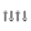 Wolf Tooth 4-piece Water Bottle Cage Bolts in Silver