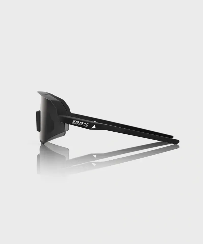 100% Slendale SL Glasses in Matte Black/Smoke Lens-1