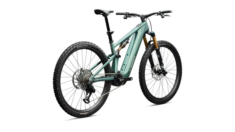 Specialized S-Works Turbo Levo R eMountain Bike in Gloss Fjord Metallic-2