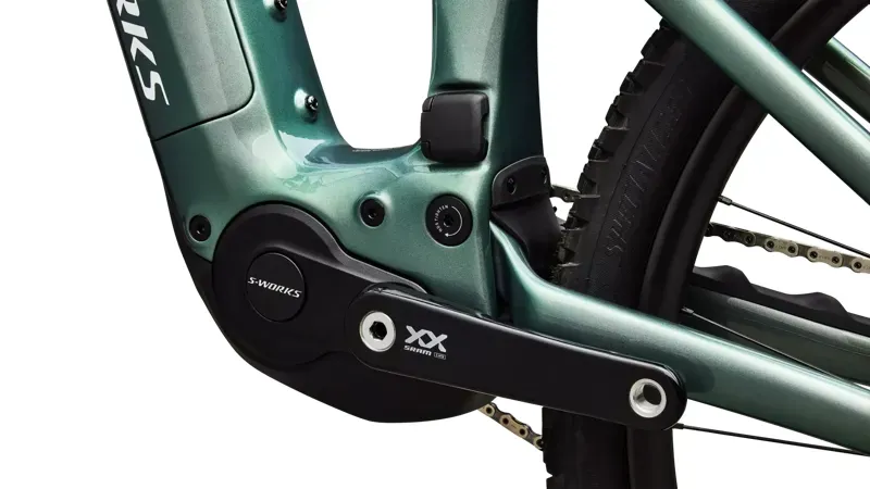 Specialized S-Works Turbo Levo R eMountain Bike in Gloss Fjord Metallic-4