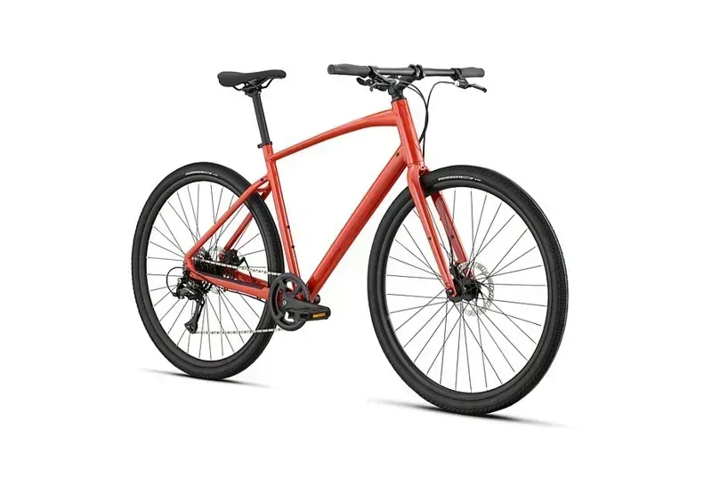 Specialized Sirrus X 1.0 Hybrid Bike in Orange/Redwood-1