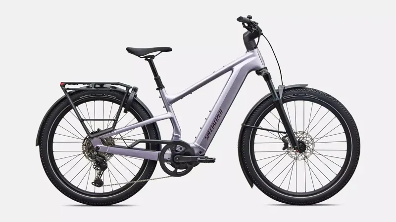 Specialized Turbo Vado 3 5.0 eHybrid Bike in Amethyst Frost/Bordeaux
