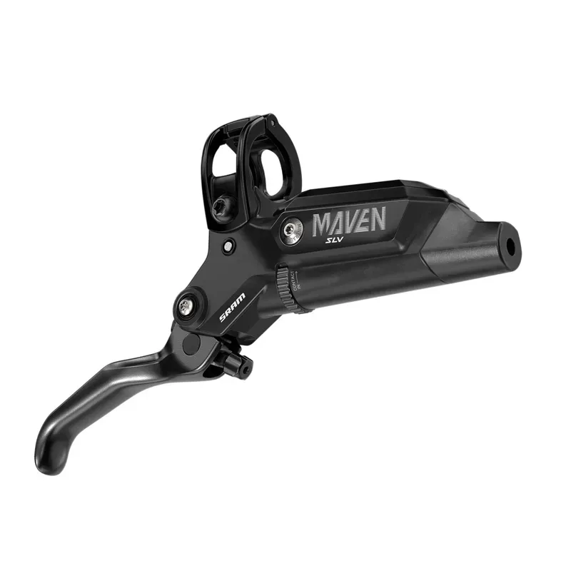 SRAM Disc Brake Maven Silver Stealth - Aluminum Lever Stainless Hardware Reach/Contact AdjSwinglink (Includes MMX Clamp Bracket) (Rotor Sold Separately)A1: BLACK front
