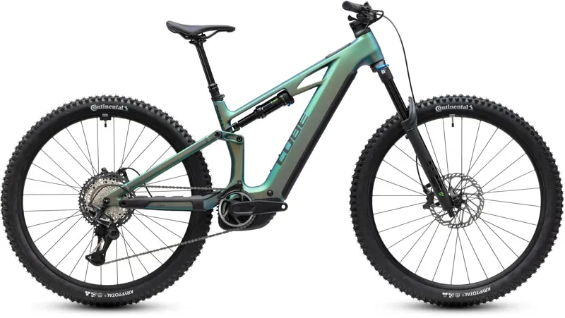 2027 Cube Stereo Hybrid ONE44 HPC SLX 800Wh eMountain Bike in Jungali/Black