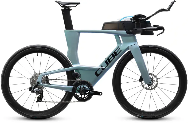Cube Aerium C:68X Pro Triathlon Bike in Green Fusion/Black