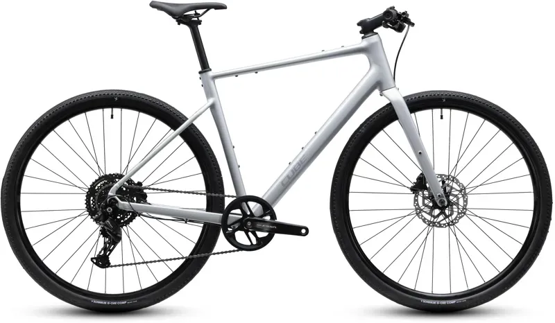 Cube Nulane ONE Gravel Bike in Silver Star/Reflex