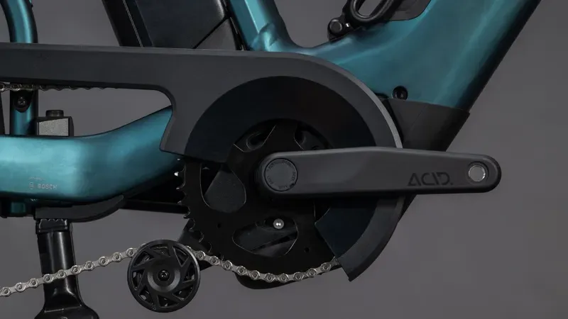 Cube Longtail Hybrid Family 800wH eCargo Bike in Royal Green/Black - 2026-6