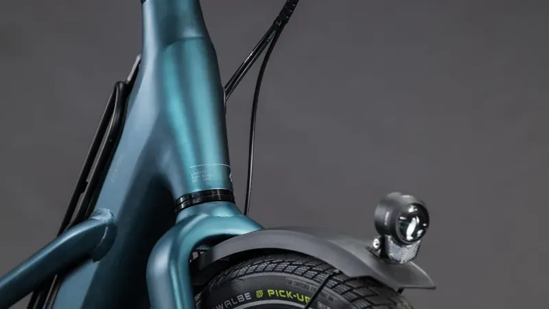 Cube Longtail Hybrid Family 800wH eCargo Bike in Royal Green/Black - 2026-7