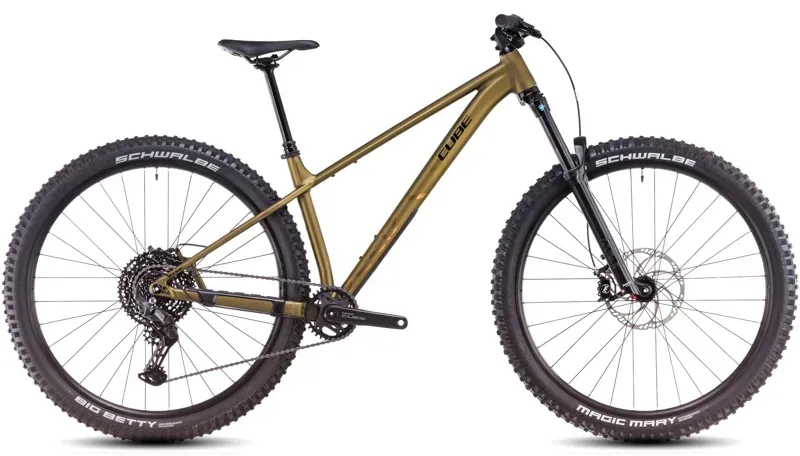 Cube Reaction TM One Trail Bike in Golden Lime/Black