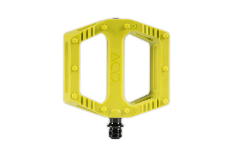 Acid C6-ZP Flat Pedals in Lime