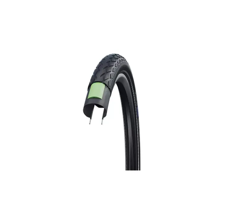 SCHWALBE MARATHON GREENGUARD (47- 622) BLACK-REFLEX 28x1.75