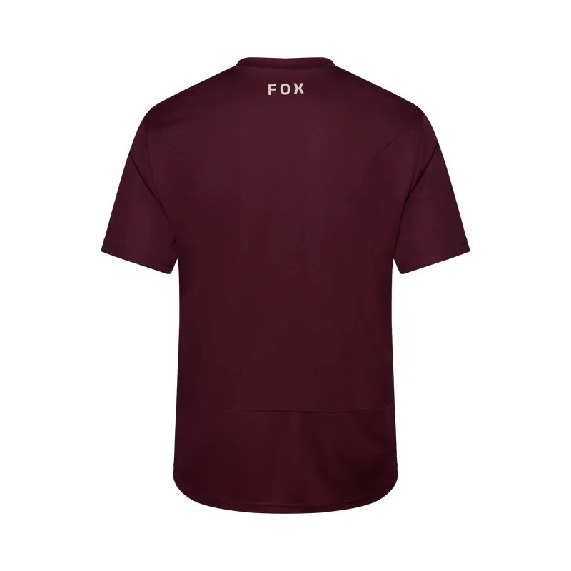 Fox Ranger Fox Head Jersey in Dark Maroon-1