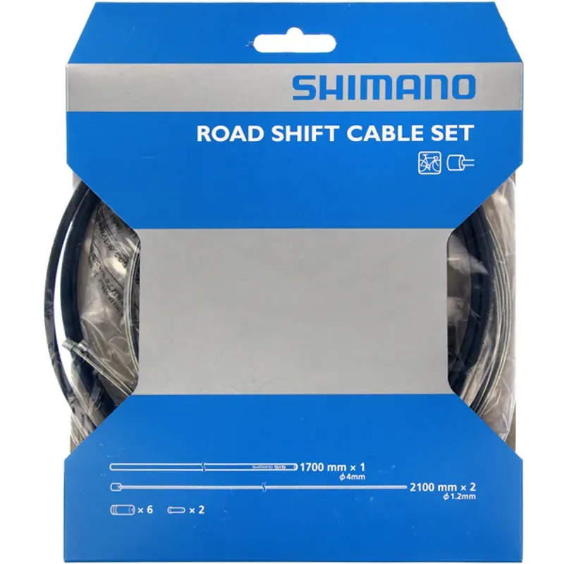 Shimano CABLE Road Gear Set BK Black one size-1