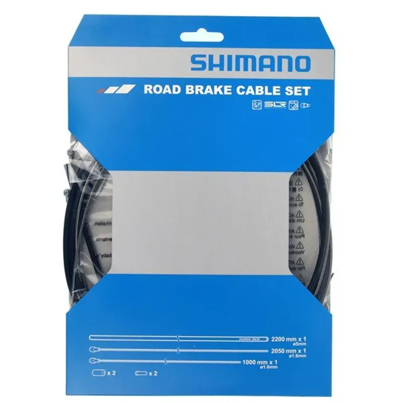 Shimano CABLE S/S Road Brake Set BK Black one size