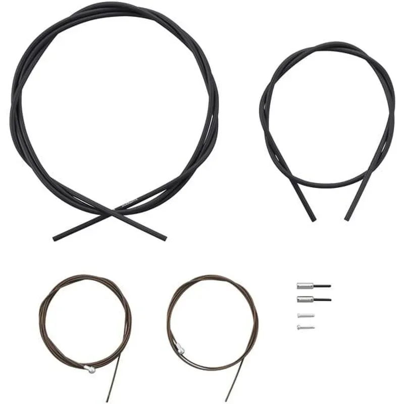 Shimano CABLE POLY D/Ace Brake Set BK Black one size-1