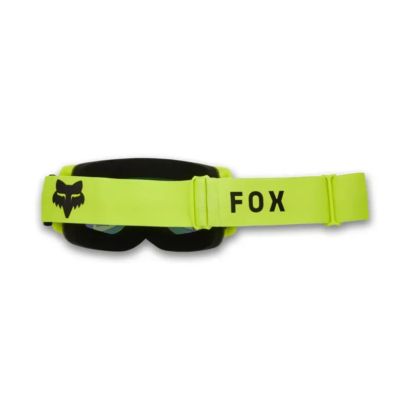 Fox Main Mirrored Lens Goggles in Fluorescent Yellow-1